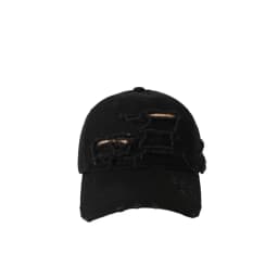 New Ripped Rimmed Baseball Hats for Men and Women Old Curved Brim Caps Personalized Casual Shade Outdoor Sunscreen Hip Hop Hats