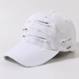 New Ripped Rimmed Baseball Hats for Men and Women Old Curved Brim Caps Personalized Casual Shade Outdoor Sunscreen Hip Hop Hats