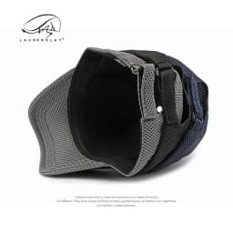 Men's Big Head High Crown Trucker Hats Breathable Full Mesh Snapback Baseball Caps Sun Protection Outdoor Plus Size 56-64cm