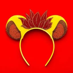 Disney Yellow Mickey Mouse Ears Hairbands The Lion King Simba Headbands for Girls Kids Pumbaa Headwear Women Hair Accessories