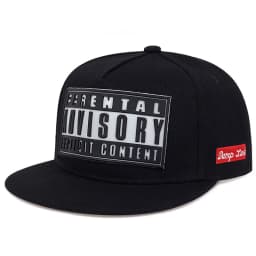 Tide Brand Flat Edge Baseball Cap Couple ADV Hat Korean Version Trend Offset Printing Street Hat Sun Protection Letter Hat