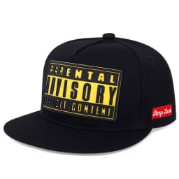 Tide Brand Flat Edge Baseball Cap Couple ADV Hat Korean Version Trend Offset Printing Street Hat Sun Protection Letter Hat