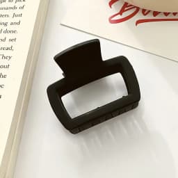 4pcs Women's Square Lightweight Hair Claw Clip Fashionable Elegant Hair Accessory Clip Suitable Hair Styling Makeup