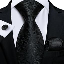 Hi-Tie Mens Gift Tie Set Striped Paisley Floral Pink Red Grey Black Wedding For Men Design Hanky Cufflink Dropshipping