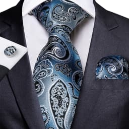 Hi-Tie Mens Gift Tie Set Striped Paisley Floral Pink Red Grey Black Wedding For Men Design Hanky Cufflink Dropshipping