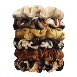 24/50/6pcs Scrunchies Women Velvet accessoires for boutique Cute Leopard High Quality Elastic Headwear Ponytail Hair Tie