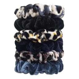 24/50/6pcs Scrunchies Women Velvet accessoires for boutique Cute Leopard High Quality Elastic Headwear Ponytail Hair Tie