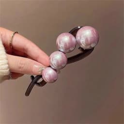 Elegant Pearls Twist Hair Clips Grab For Women Hairpin Barrettes Sweet Hair Ornament Headband Ponytail Fashion Hair Accessories