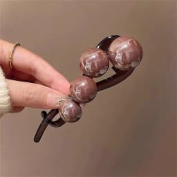 Elegant Pearls Twist Hair Clips Grab For Women Hairpin Barrettes Sweet Hair Ornament Headband Ponytail Fashion Hair Accessories