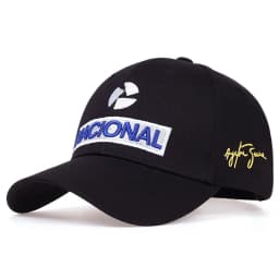 New Ayrton Senna Racer Fashion Letter Embroidery Hip-hop Hats Outdoor Adjustable Casual Baseball Caps Sunscreen Hat
