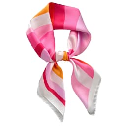 Vintage Print Satin Square Scarf Soft Lightweight Women’s Fashion Accessory for Hair Neck Shawl Elegant Hair Scarf