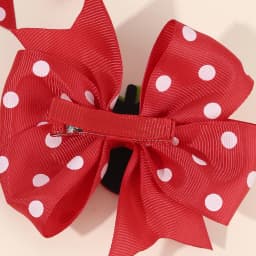 2Pcs Strawberry Hair Clip Sweet Polka Dot Ribbon Fashion Bow Barrettes For Girl Children Baby Trendy Korean Accessories Headwear
