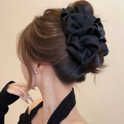 Women Elegant Three Layers Large Chiffon Bow Hair Claw Sweet Hair Decorate Headband Hair Claw Clip Fashion Hair Accessories