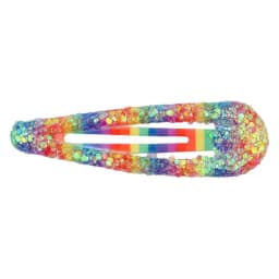 8PCS Colorful sparkling hair clip, children's hair accessory, water droplet shattered hairclip, sequin mermaid gradient headband