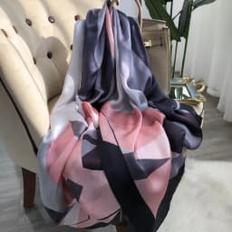 2025 Hangzhou 100% Natural Real Silk Scarf Women Bandana long Scarves Wrap Kerchief Luxury High Quality Hijab Echarpe pashmina