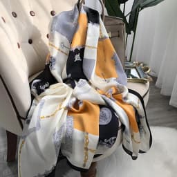 2025 Hangzhou 100% Natural Real Silk Scarf Women Bandana long Scarves Wrap Kerchief Luxury High Quality Hijab Echarpe pashmina