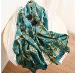 2025 Hangzhou 100% Natural Real Silk Scarf Women Bandana long Scarves Wrap Kerchief Luxury High Quality Hijab Echarpe pashmina