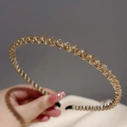Fashion Crystal Bezel Headwear Women Headband Girls Vintage Hair Bands Hairband Hoop for Wedding Party Hair Accessories