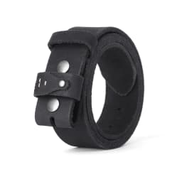 Retro 3.8cm Width Top Layer Cowhide Leather Belt for Men and Women Vintage No Buckle Casual Belts Fit Daily Wear