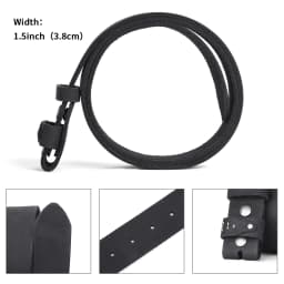 Retro 3.8cm Width Top Layer Cowhide Leather Belt for Men and Women Vintage No Buckle Casual Belts Fit Daily Wear