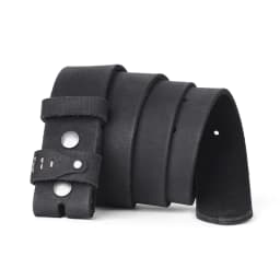 Retro 3.8cm Width Top Layer Cowhide Leather Belt for Men and Women Vintage No Buckle Casual Belts Fit Daily Wear