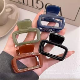 New Retro Hollowed Out Acetate Grab Clip Elegant Korean Crab Ponytail Braid Grab Clip Accessories for Girls Jewelry Gifts