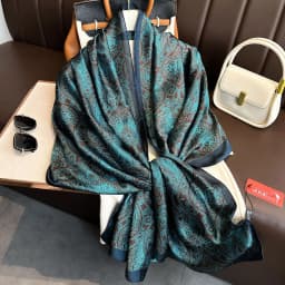 Luxury Design 180X90CM Long Shawls Beach Women Square Scarves Popular The Four Seasons Bandanna Sunscreen New Style Silk Scarf