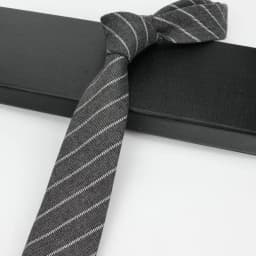 Mens Ties 6cm Classic Cotton Handmade Skinny Striped Neckties For Men Narrow Collar Slim Cashmere Casual Tie Accessories Gifts