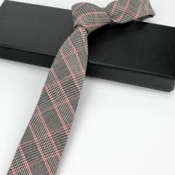 Mens Ties 6cm Classic Cotton Handmade Skinny Striped Neckties For Men Narrow Collar Slim Cashmere Casual Tie Accessories Gifts