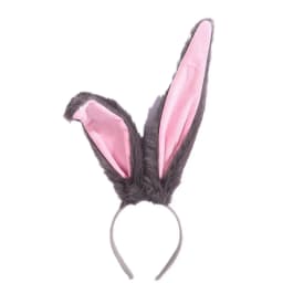 1PC Cosplay rabbit police officer rabbit ear headband cute headband accessories dress up plush headband hair clip