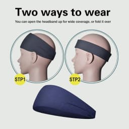 Sports Headbands for Men ,Moisture Wicking Workout Headband, Sweatband Headbands for Running,Cycling,Football,Yoga