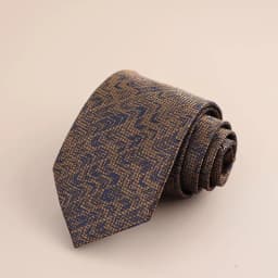8cm Mens Fashion Brown Color Neckties Polyester Jacquard Paisley Striped Neck Ties Vintage Business Formal Tie Tuxedo Cravat