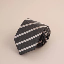 8cm Mens Fashion Brown Color Neckties Polyester Jacquard Paisley Striped Neck Ties Vintage Business Formal Tie Tuxedo Cravat