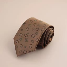 8cm Mens Fashion Brown Color Neckties Polyester Jacquard Paisley Striped Neck Ties Vintage Business Formal Tie Tuxedo Cravat