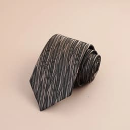 8cm Mens Fashion Brown Color Neckties Polyester Jacquard Paisley Striped Neck Ties Vintage Business Formal Tie Tuxedo Cravat