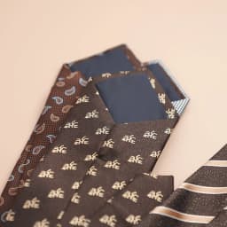 8cm Mens Fashion Brown Color Neckties Polyester Jacquard Paisley Striped Neck Ties Vintage Business Formal Tie Tuxedo Cravat