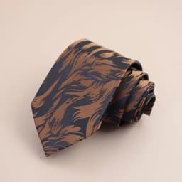 8cm Mens Fashion Brown Color Neckties Polyester Jacquard Paisley Striped Neck Ties Vintage Business Formal Tie Tuxedo Cravat
