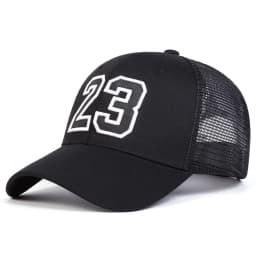 Unisex 23 Embroidery Baseball Net Caps Hip Hop Cap Spring Summer Outdoor Adjustable Casual Hats Sunscreen Hat 