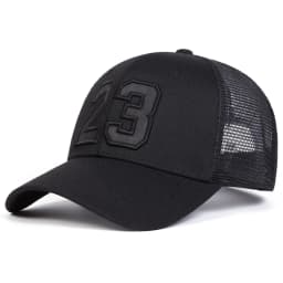 Unisex 23 Embroidery Baseball Net Caps Hip Hop Cap Spring Summer Outdoor Adjustable Casual Hats Sunscreen Hat 
