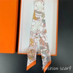 Fashion Scarf for Women Bags Thin Long Strap Multi Purpose Hair Accessory Handbag Decorative Tie Strip Band Scarf Women Luxury