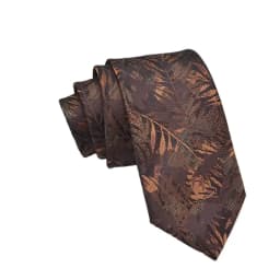 Men's Pre-tied Floral Silk Tie, Business Casual Wedding Tie, Handcrafted High-Quality, Standout Pairing