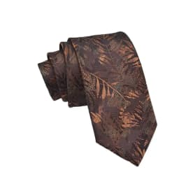 Men's Pre-tied Floral Silk Tie, Business Casual Wedding Tie, Handcrafted High-Quality, Standout Pairing