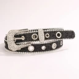 Punk Rhinestone Belt Belt Brand 2.3cm Y2K Bling Sequin Designer Belts Pu Fashion Waistband Jeans Pants Decor Belt for Women Men