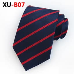 Polyester Jacquard Necktie 8 Cm Stripe Tie Business Casual Plaid Corbatas for Wedding Party Men Accessories Valentines Gift