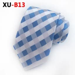 Polyester Jacquard Necktie 8 Cm Stripe Tie Business Casual Plaid Corbatas for Wedding Party Men Accessories Valentines Gift