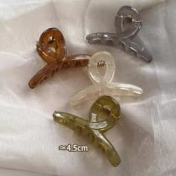 4.5cm Mini Cute Little Catch Clip Half-tie Hair Small Hair Catch Hair Clip Net Red Bangs Side Clip