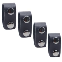 Belt Keepers for Duty Belt, Nylon Belt Keeper Tactical Belt Keeper with Double Snaps for Security Police Belt Fixing
