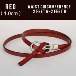Simple Women's Genuine Leather Knotted Skinny Belt with Skirt Coat Tight Waist Luxury Decoration