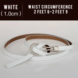 Simple Women's Genuine Leather Knotted Skinny Belt with Skirt Coat Tight Waist Luxury Decoration