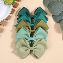 5pcs Cute Grosgrain Ribbon Hair Bows Clips for Girls Cute Hair Clips 30 Colors Hair Bows Barrettes Clips Kids Hair Accessories